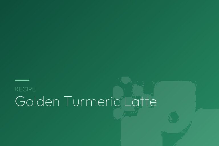 Golden turmeric latte