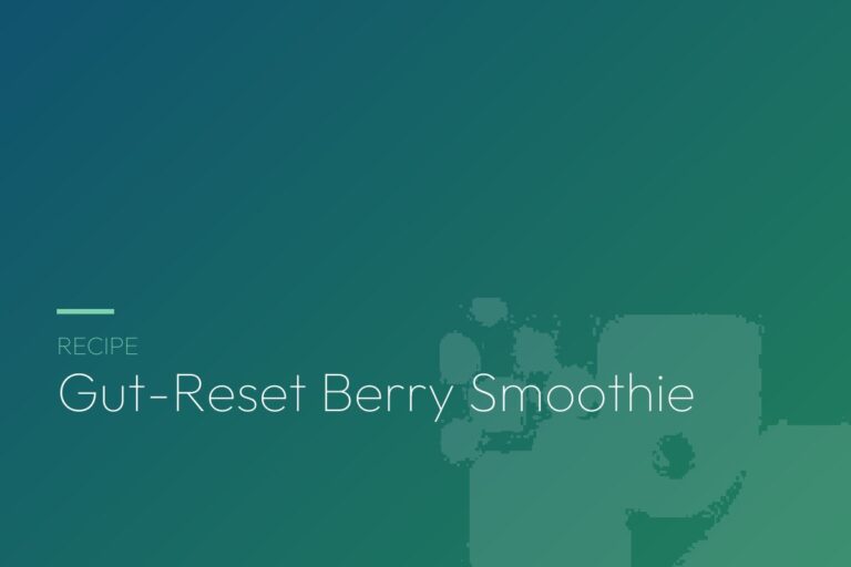 Gut-reset berry smoothie