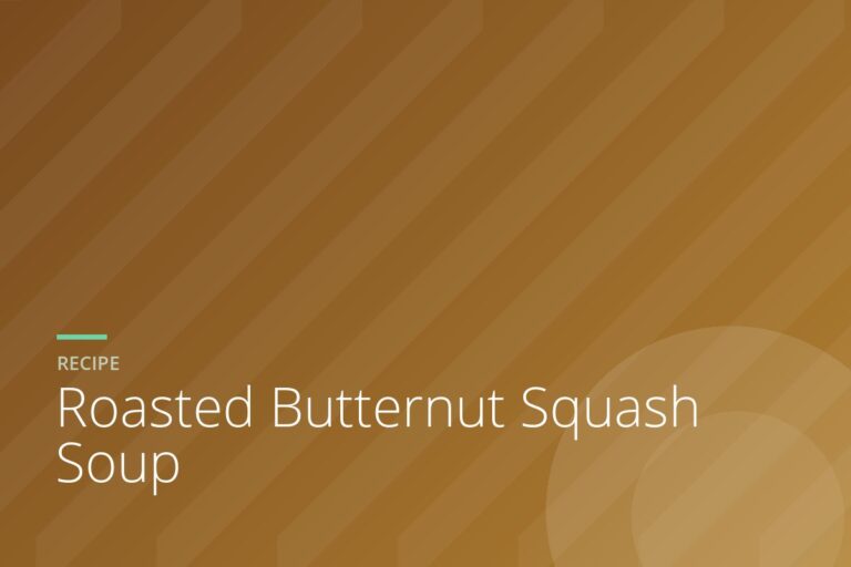 Roasted Butternut Squash Soup