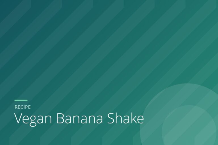 Vegan Banana Shake